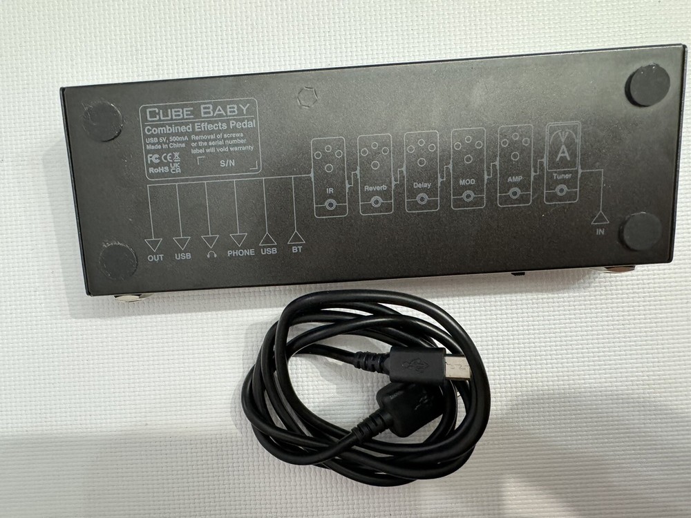 LEKATO Multi Effects Guitar Pedal, with IR Loading 9 AMP Models