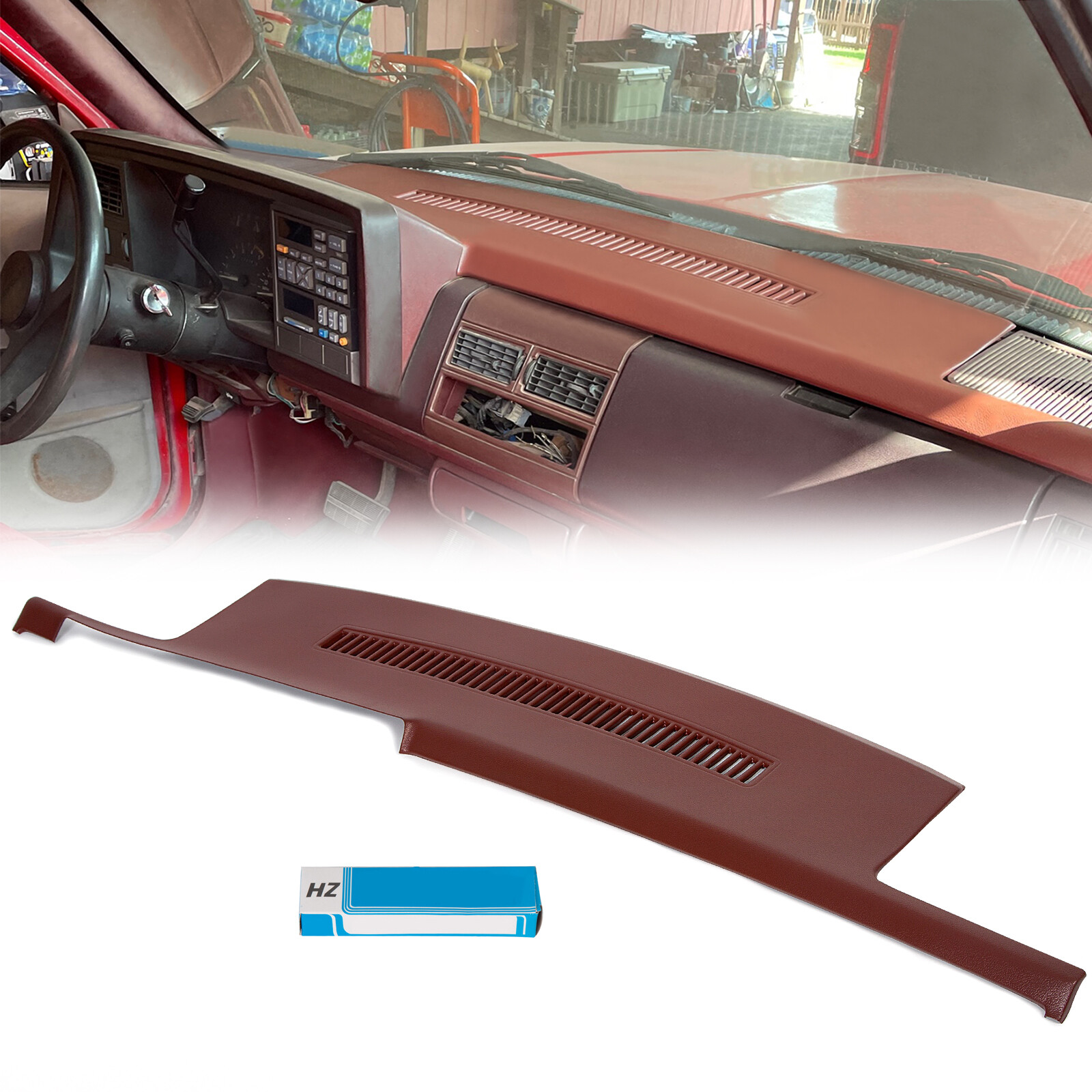 Dash Cover Cap Garnet For 88-94 Chevy GMC Pickup Blazer Suburban