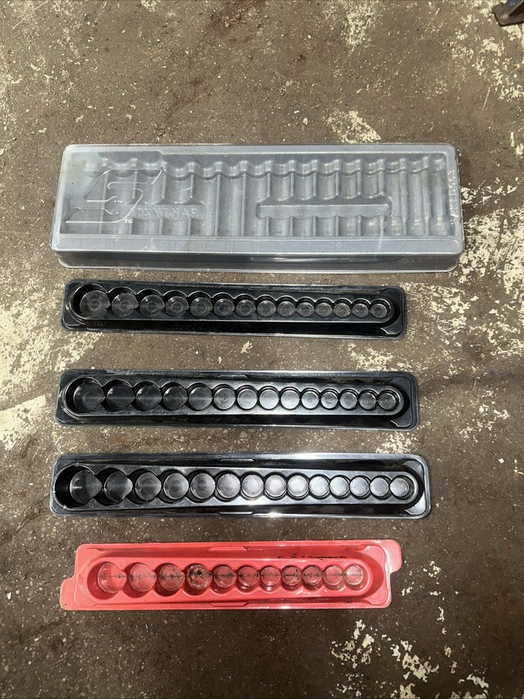 SNAP-ON TOOLS SOCKET TRAY MAGNETIC TOOL 5 Pc LOT
