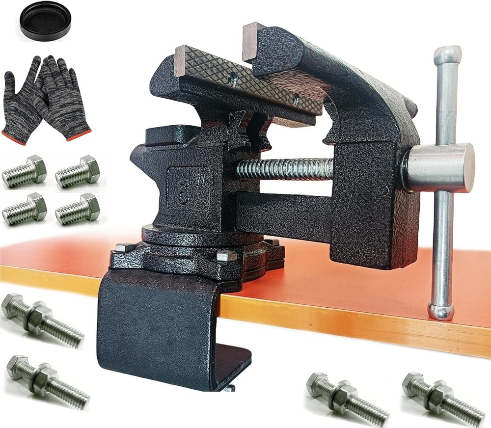 Heavy Duty 6" Black Bench Vise