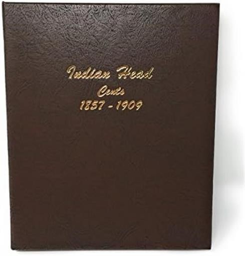New Dansco Coin Album 7101 For US Old Indian Head Cents 1857-1909 Free Shipping