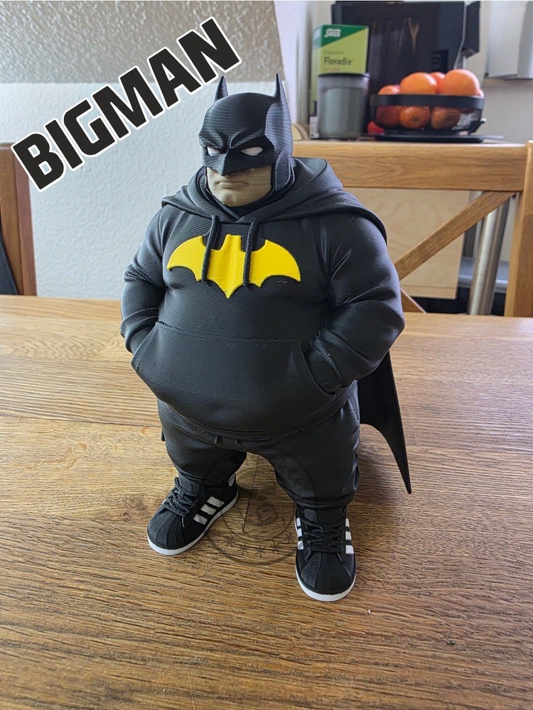 BIG MAN - BIG BATMAN - Overweight Batman Action Figure