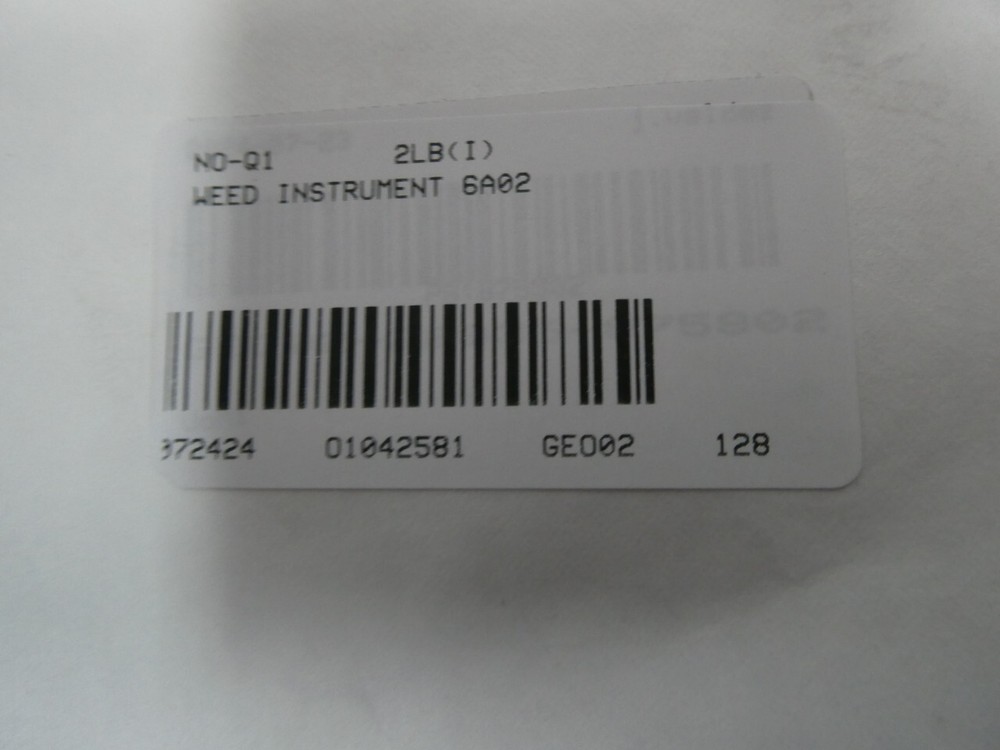 Weed Instrument 6A02 Chassis Module