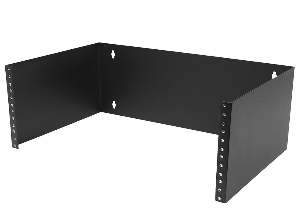 Monoprice 4U Wall Mount Rack, 19-inch Bracket for Patch Panels, Network