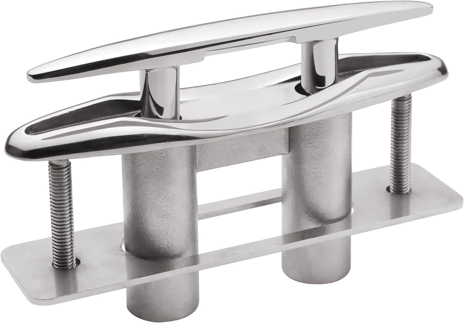 Boat Cleat 8" Pull Up Deck Cleat Flush Mount 316 Stainless Steel Cleat Marine