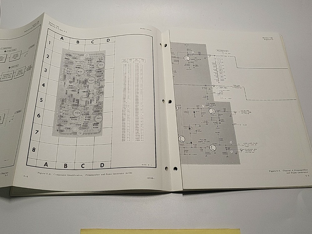 HP 1410A Sampling Vertical Amplifier ~ Operating & Service Manual
