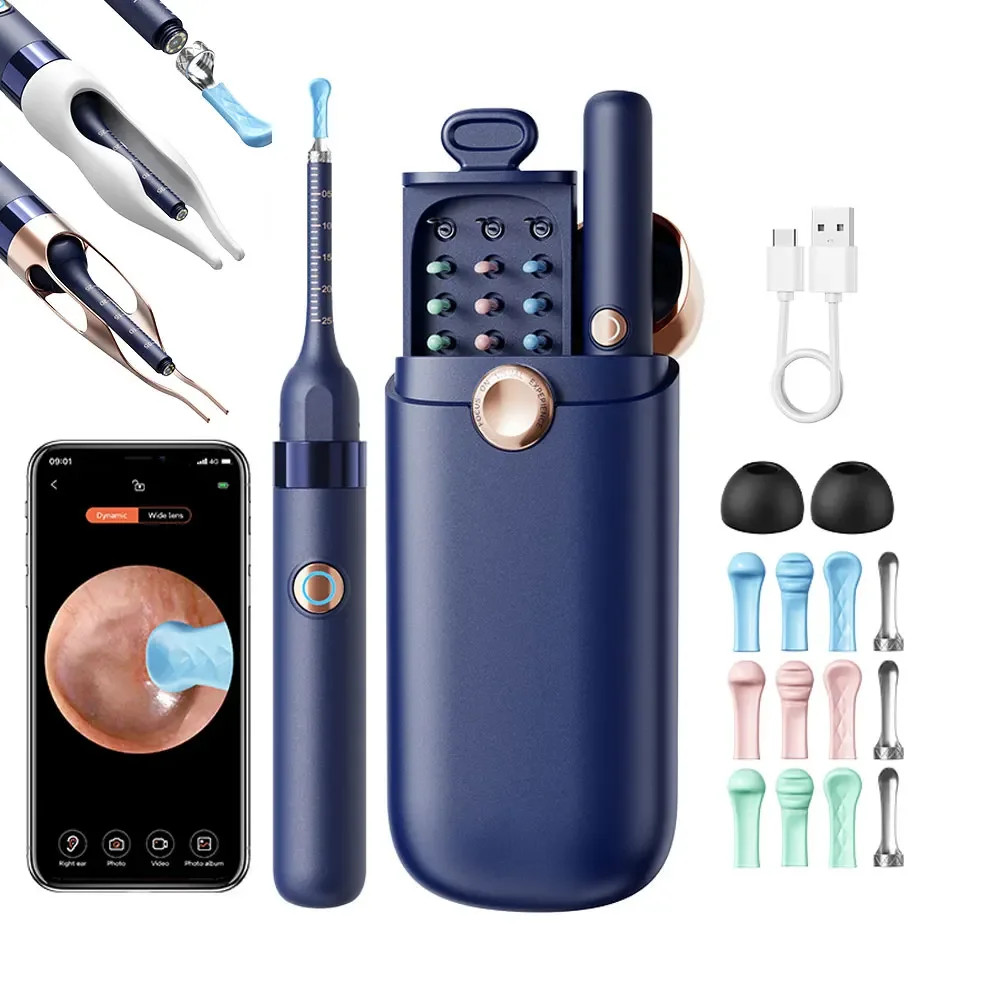 Ear Wax Removal Tool Camera Waterproof Ear Cleaner with Camera Visual Ear Pick T