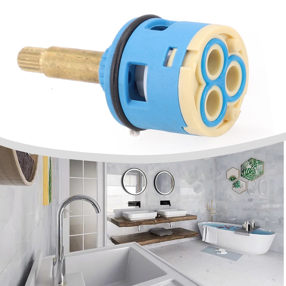 Diverter Shower Accessories Ceramic Central Push Fit Spool Third Gear 3 Way 33#