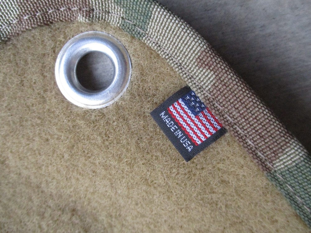 Tactical Morale Patch MilSpec COYOTE Tan USA Made Loop Velcro® Panel, 24x30