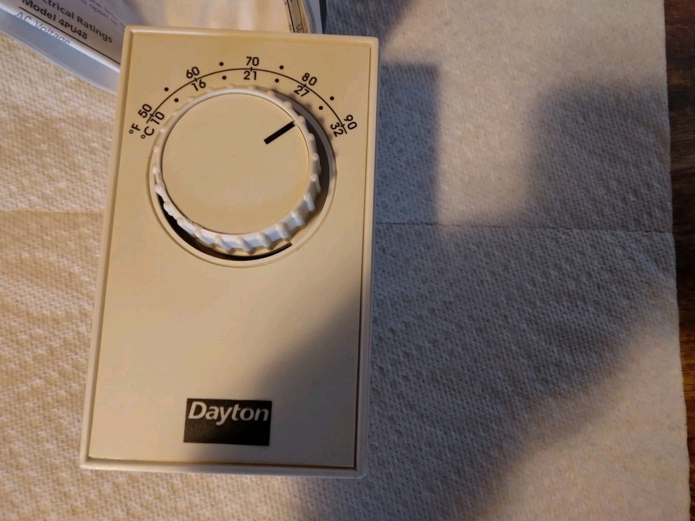 Dayton 4pu49 Heating Control Single Stage