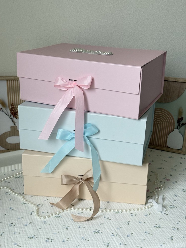 Baby boxes for baby showers or another event.