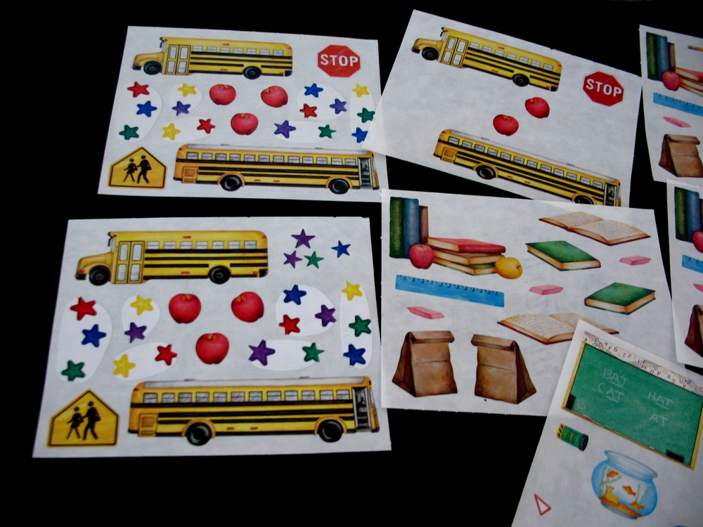 Scrapbooking Creative Memories School Stickers