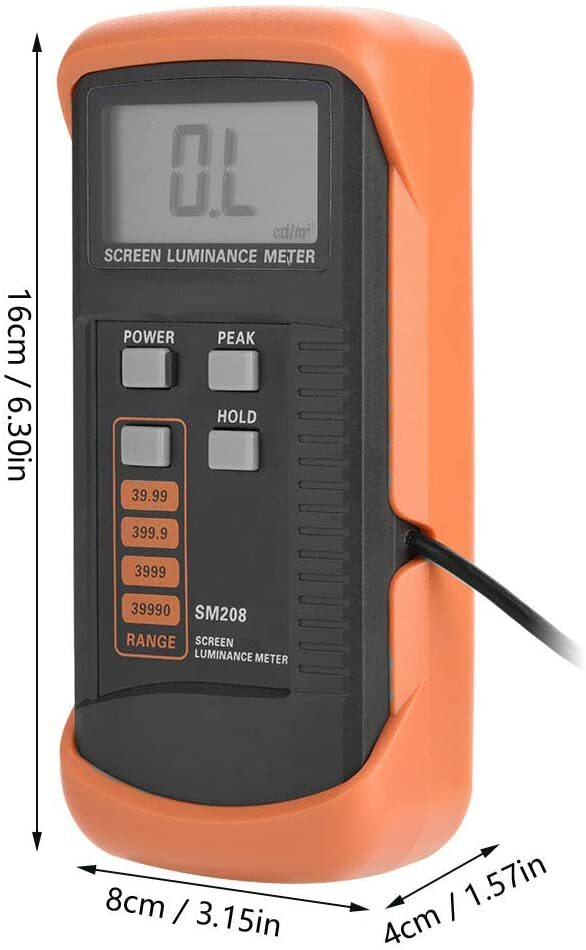 Digital Screen Brightness Light Meter Luminance Meter 0.01-39990cd/m2