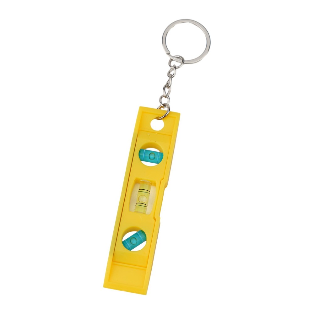 Small Magnetic Level Linear Bubble Level with Keychain for Easy Hanging