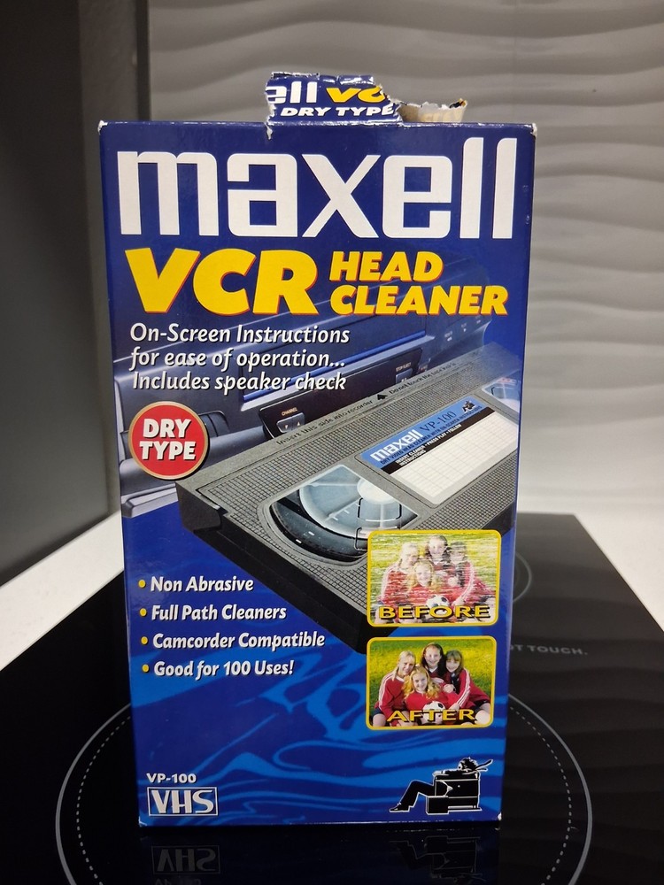 Maxell VCR Head Cleaner Tape