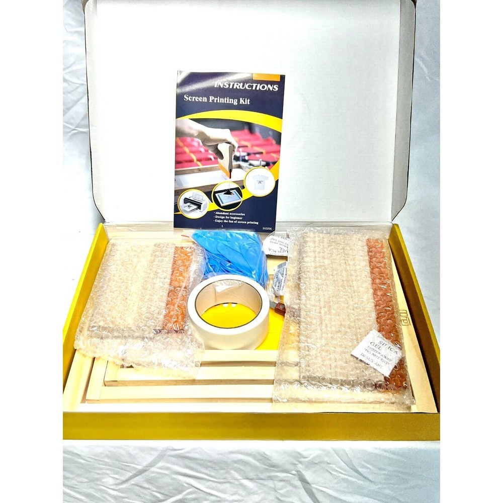 Screen Printing Starter Beginner Kit With Machine and Everything You Need