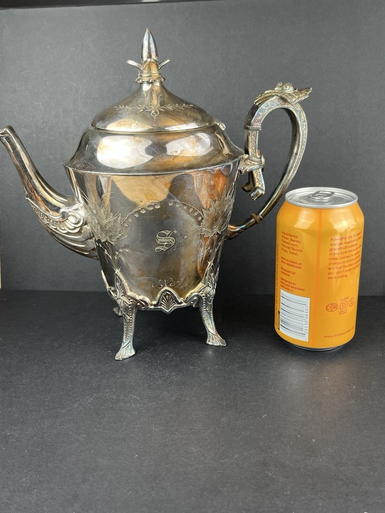 Meriden Britannia Silverplate Tea & Coffee Pattern 1881 9pc Set Victorian