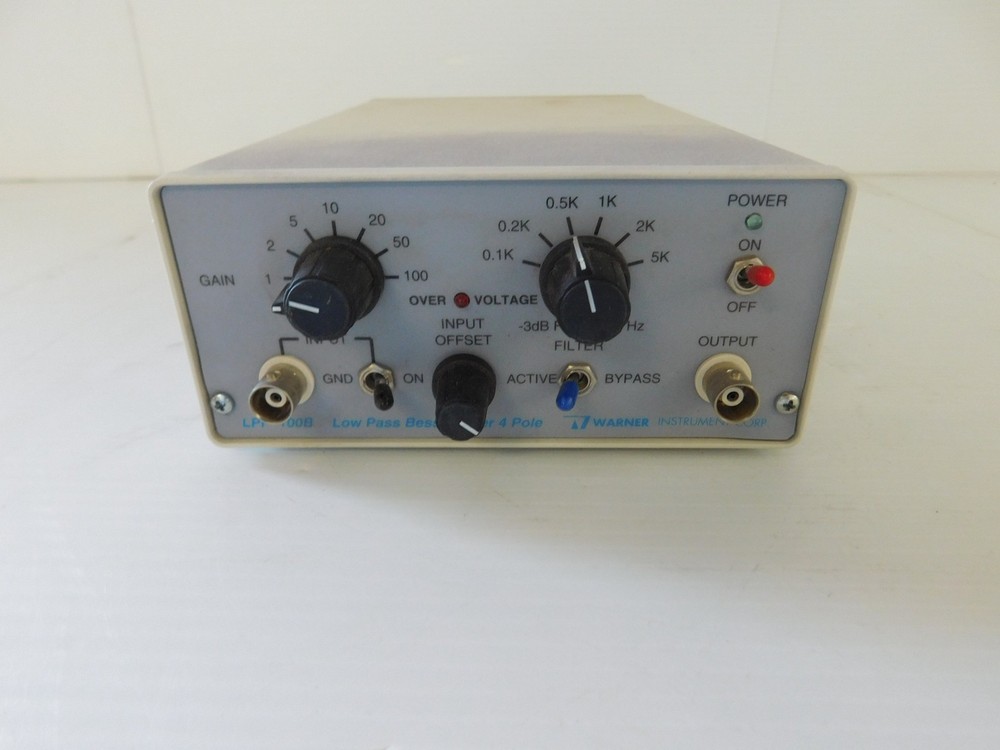 Warner Instruments LPF-100B 4-Pole Low Pass Bessel Filter  (CWW94)