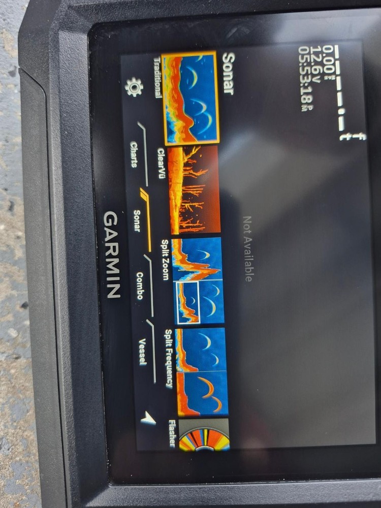 Garmin Echomap UHD2 53CV Fishfinder Chartplotter ClearVü Head Unit (used)