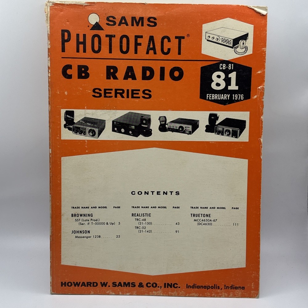 Sams Photofact CB-81