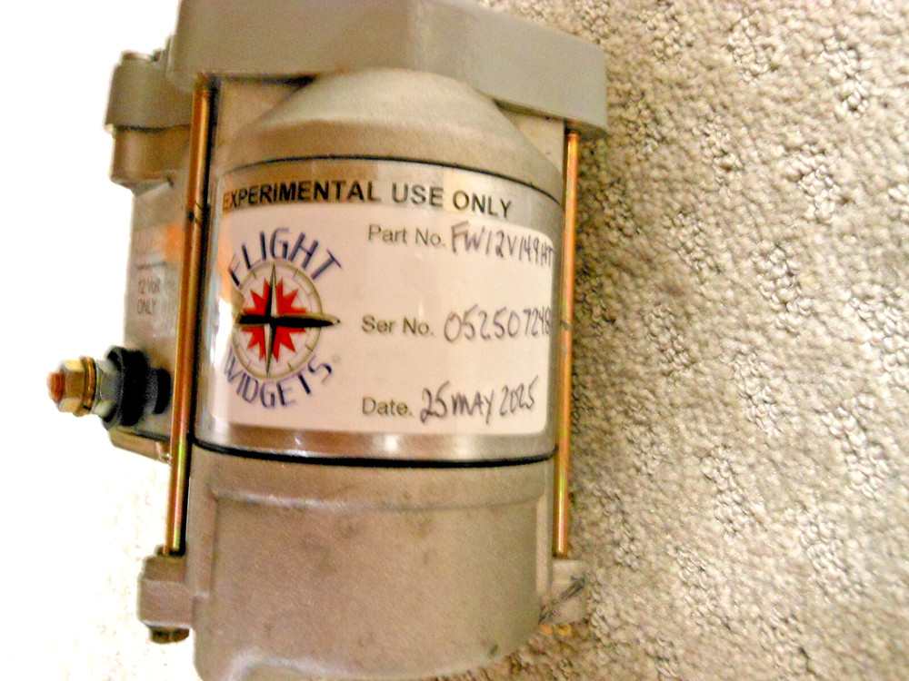 Flightwidgets 12V149HT starter w/ 2 yr warranty