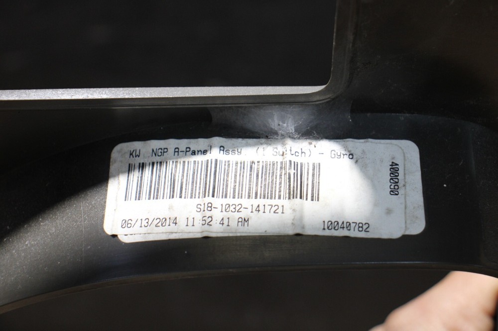 2014 Kenworth T680 Dash Panel