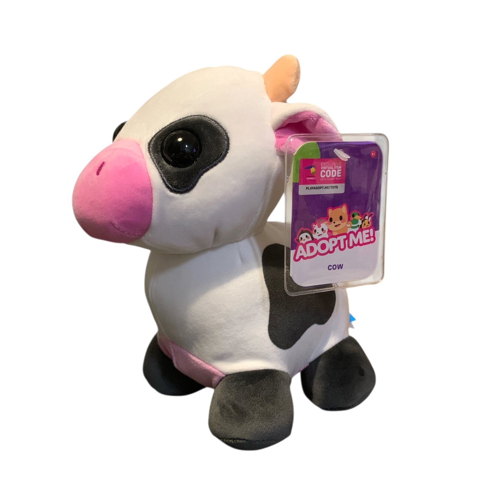 Adopt Me! Pets Cow Plush Animal Uplift Games 2023 Roblox Stuffed Toy NEW w/ CODE
