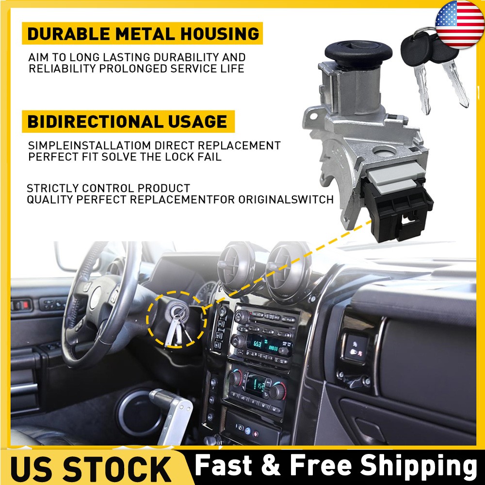 Ignition Lock Cylinder Housing With Passlock Sensor Replace GMC # 88965342 EOA