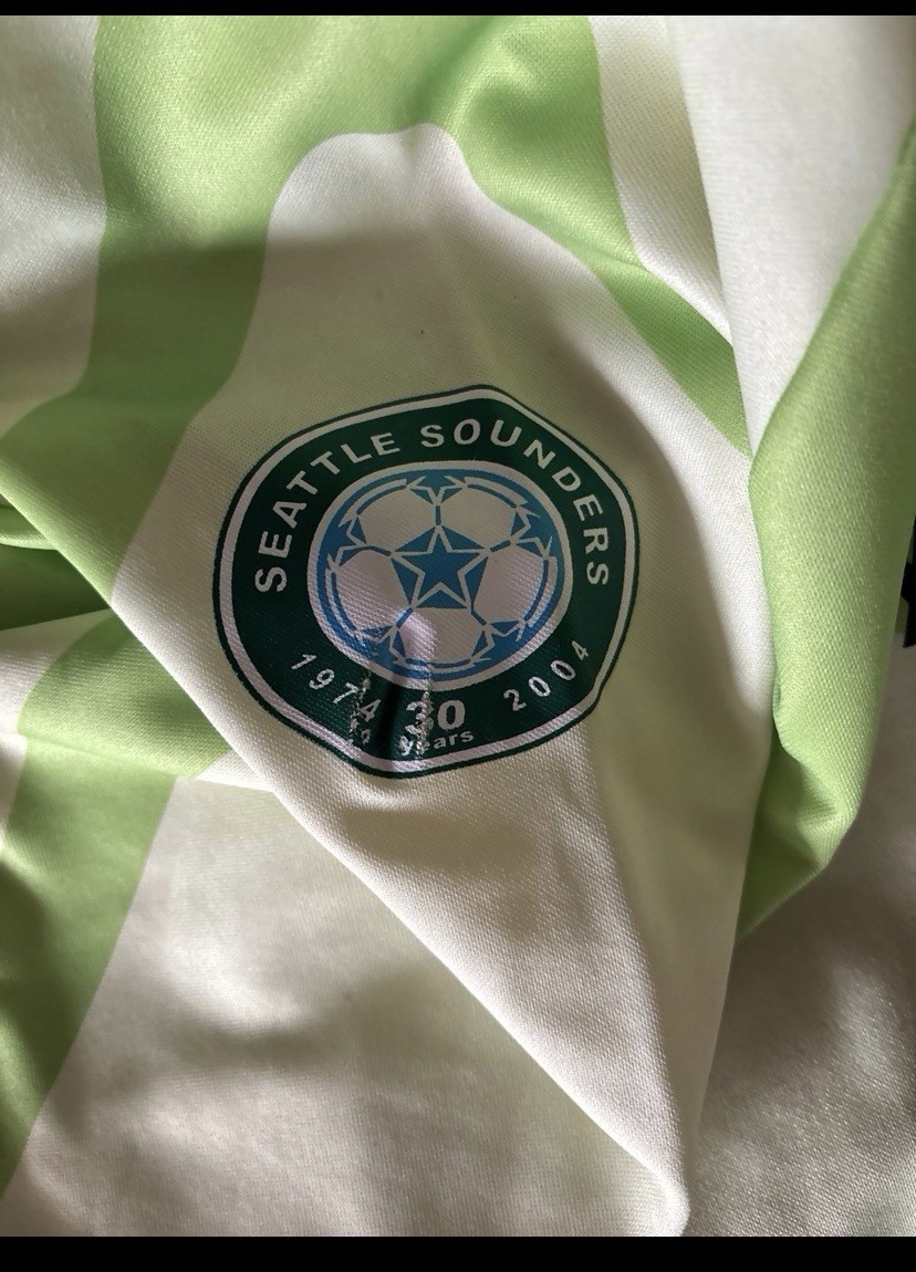 Vintage Nike Seattle Sounders Jersey USL Soccer Adult Men Large Fast Ship Green