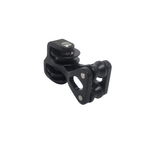 Aluminum Compound Bow Cable Guard Roller Slide String Splitter Black