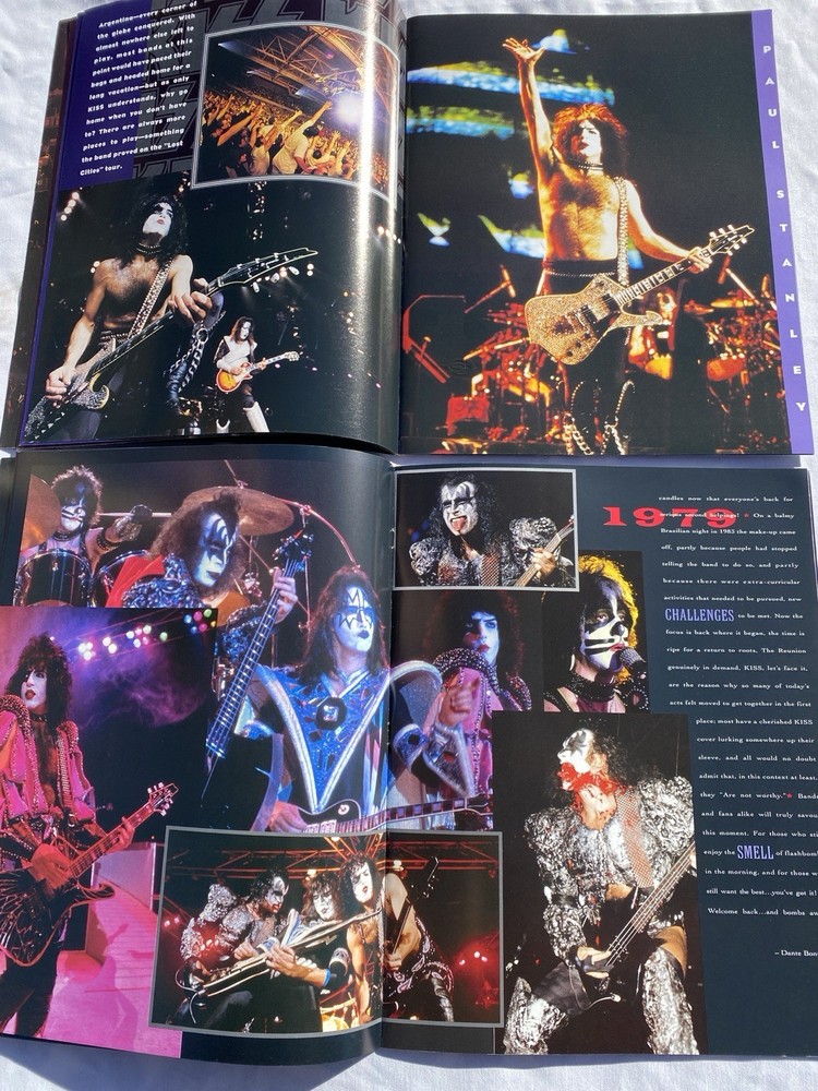 KISS Alive Worldwide 2 Tour Programs 1996-1997 w/ Calendar Poster