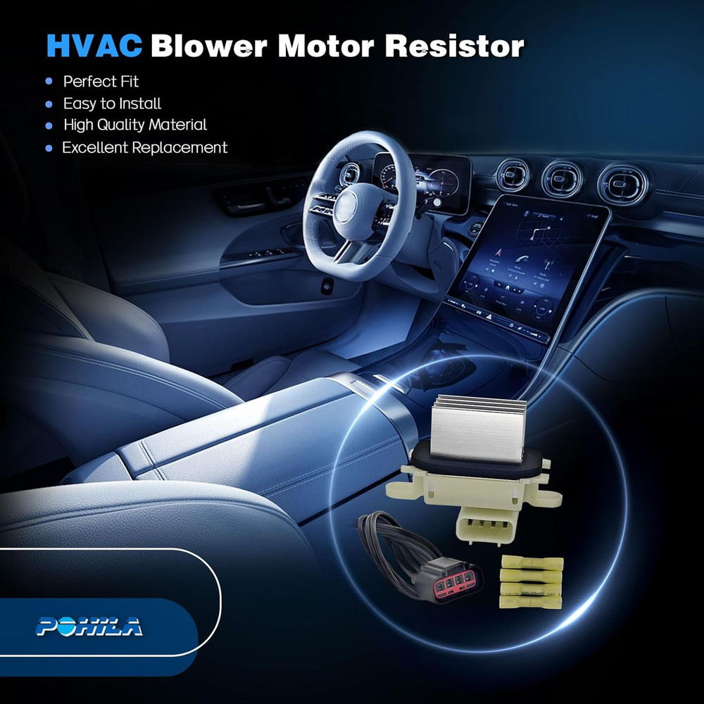 HVAC Control Module Blower Motor Resistor Compatible with 2009-2017 Ford Expedit