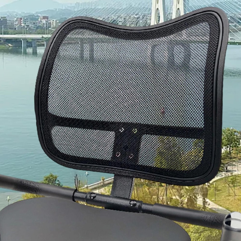 Exercise Bicycle Backrest Mesh Back Cushion Multipurpose Easy Installation