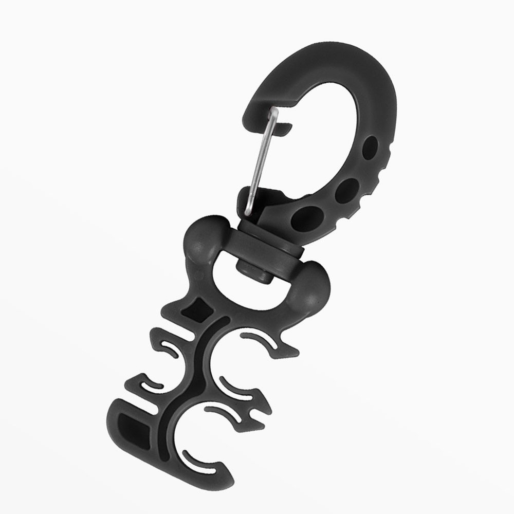 For Second Stage Regulator Scuba Hose Holder Clip with 3 Hole Quick Release
