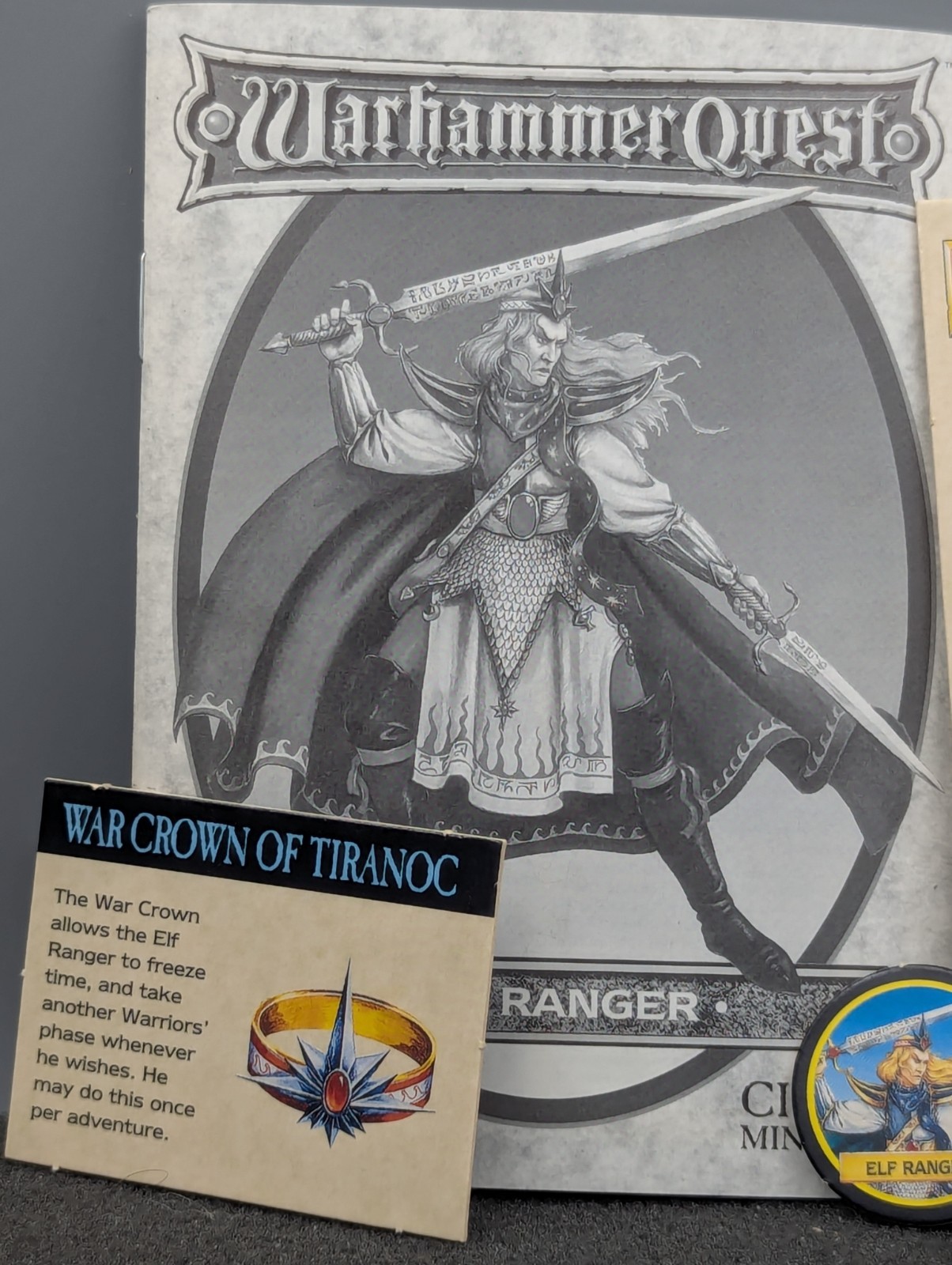 READ Warhammer Quest Warrior Pack - Elf Ranger - OOP Complete CIB