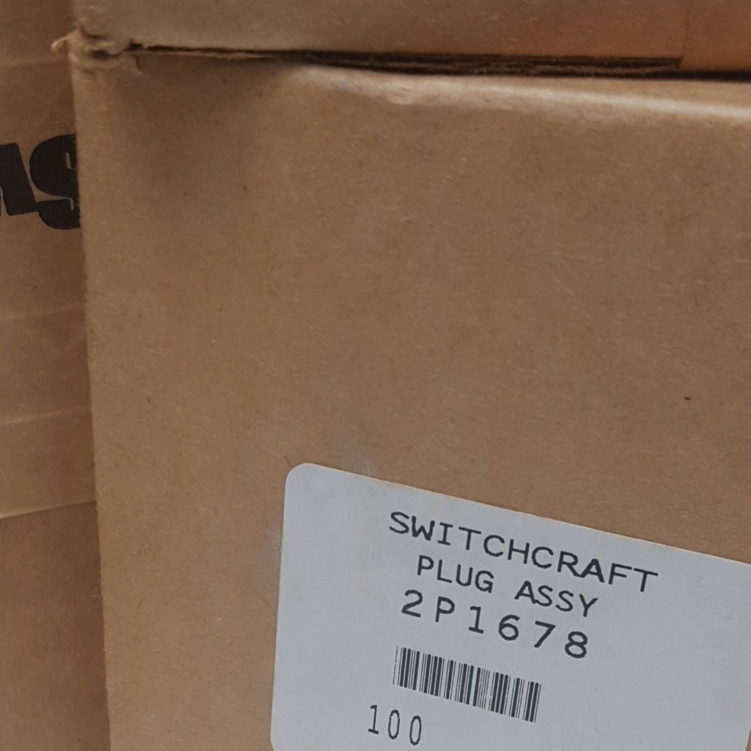 4-Pcs Switchcraft 1/4" Male Cable End Audio/Guitar Plug Connectors Made In USA