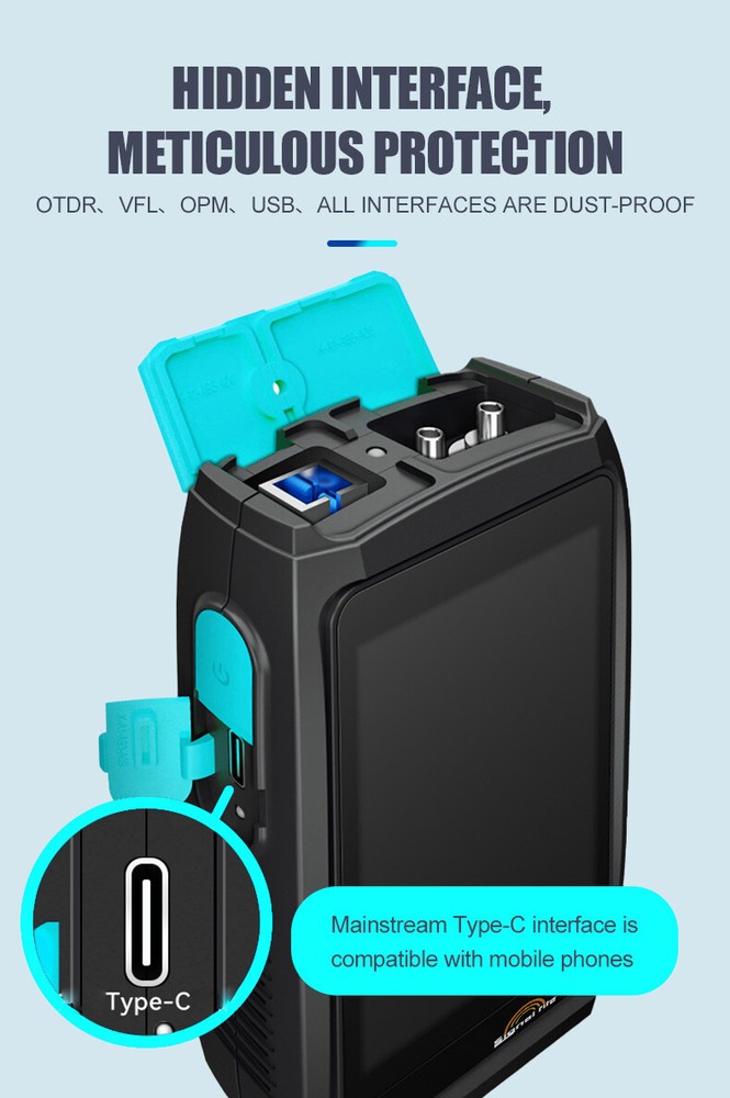 OTDR Optical Time Domain Reflectometer Fiber Analyzer Multi-function tester SC