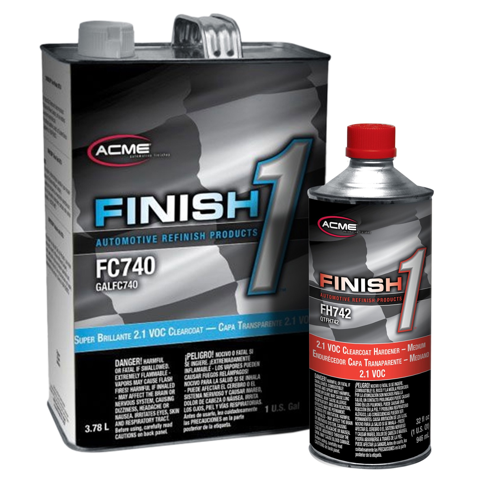 ACME / Sherwin Williams Finish 1 Super Brillante 2.1 Clearcoat Gallon kit