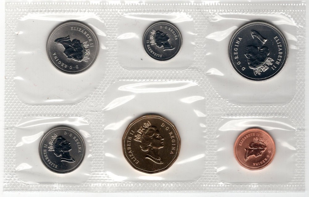 Canada 1996 Proof Like Coin Set PL COA Envelope