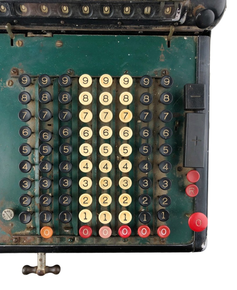 Vintage Monroe High Speed Adding Machine Calculator Model KA