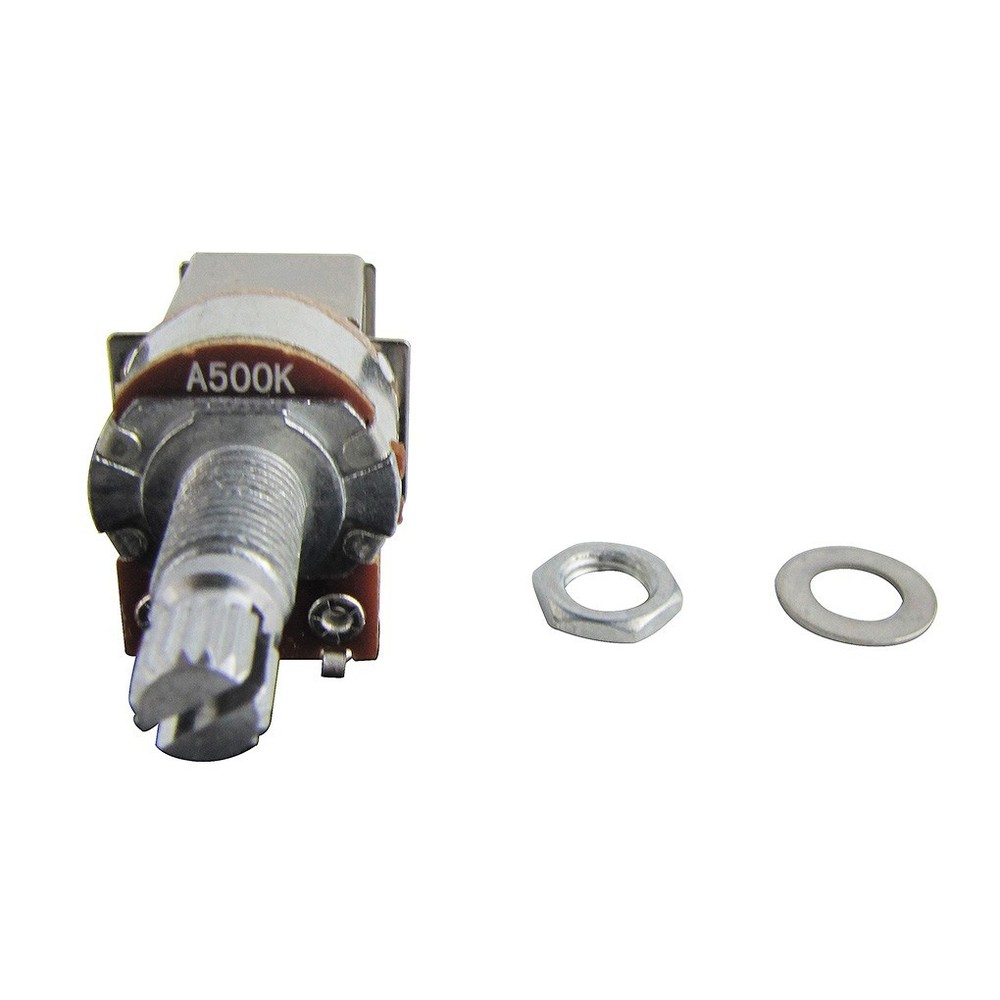 2 A500K+2 B500K Push Pull Switch Control Guitar Potentiometer Taper Long Shaft