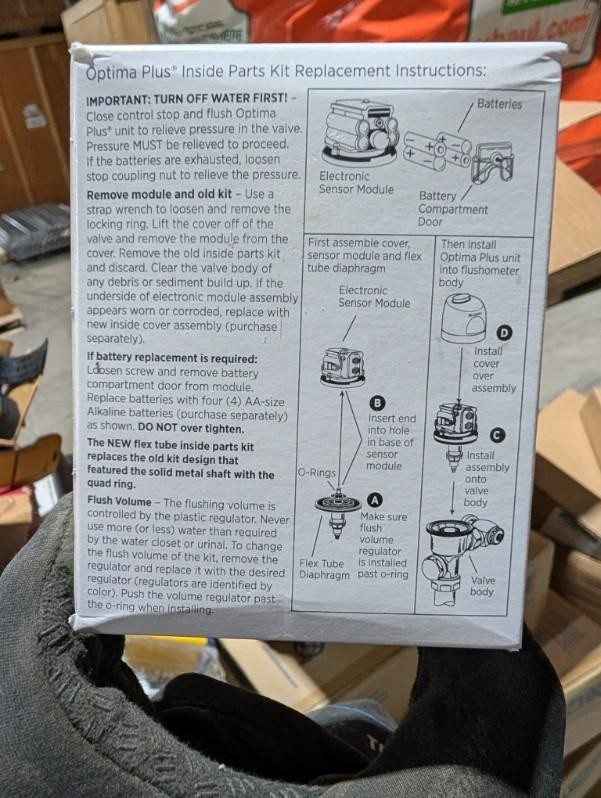 Sloan A41A Replacement Kit
