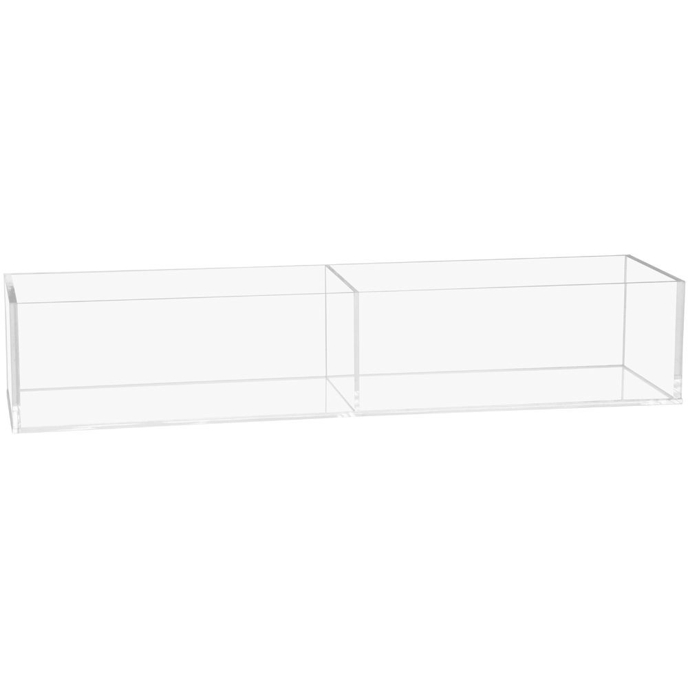 2 Compartment Acrylic Bin