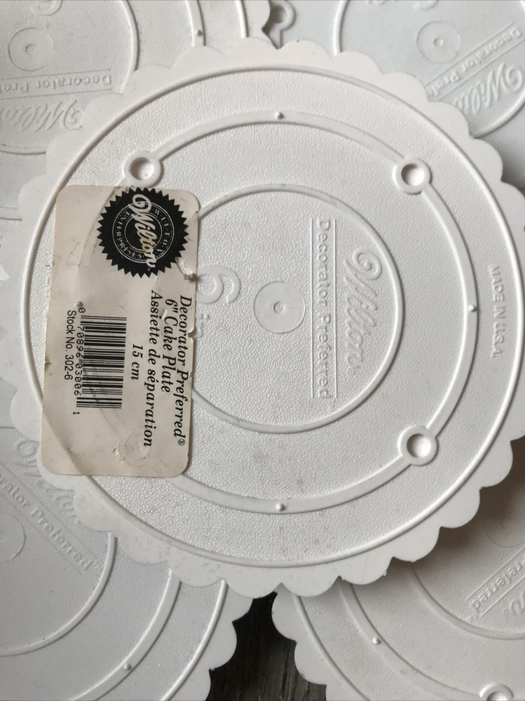 5 Wilton Decorator Preferred Separator Plate, 6"