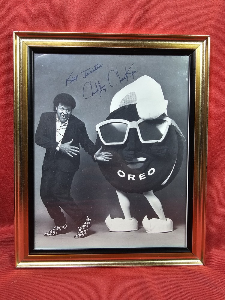 CHUBBY CHECKER AUTHENTIC AUTOGRAPHED Signed Vintage Photo