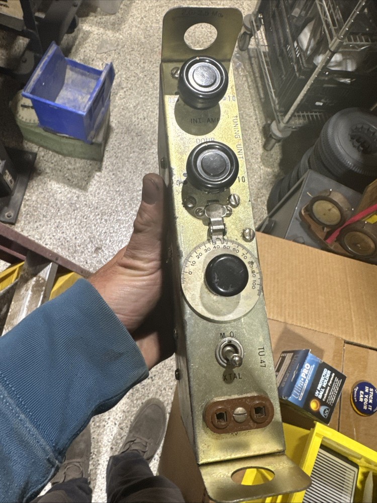 BC-610 TU-47 HF Radio Transmitter Tuning Unit TU47 BC610 Ham WWII Surplus