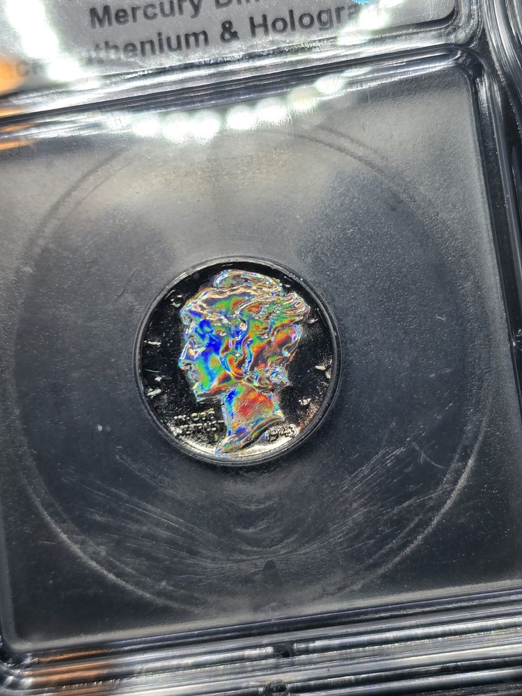Mercury Dime Hologram