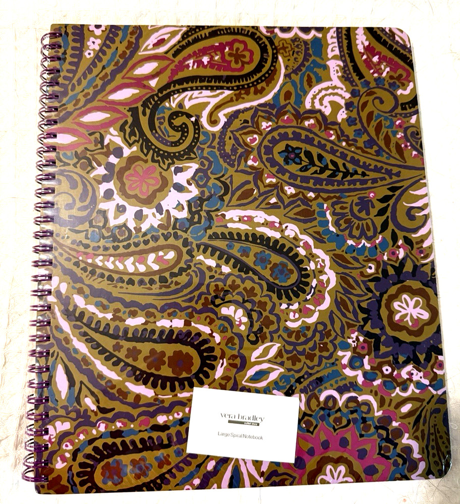 Vera Bradley Large Notebook in Buta Spray pattern *gift idea