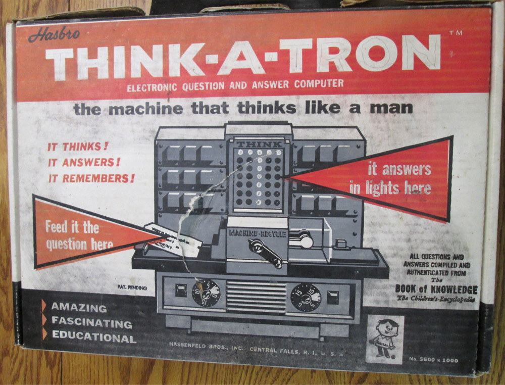 Vintage HASBRO "Think A Trton" Electtronic Question & Answer Computer
