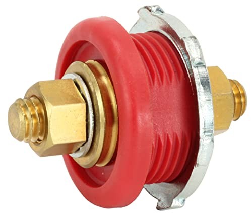 Fastronix Thru Panel Battery Terminal Connector Red
